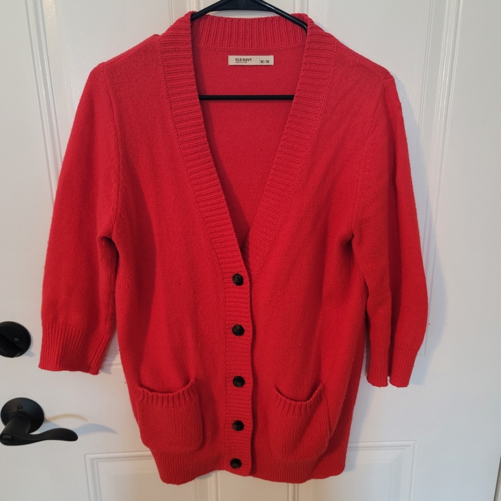 Coral Cardigan